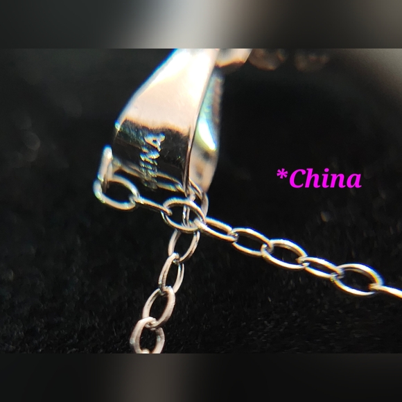 VTG 925 Amethyst & CZ Heart Necklace by UD - Picture 6 of 11